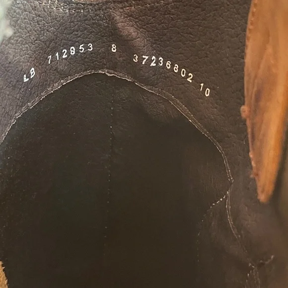 Liberty Black Ophelia Chita Miel Leopard
Print Leather Fringe Boots Size 8 - Picture 6 of 7